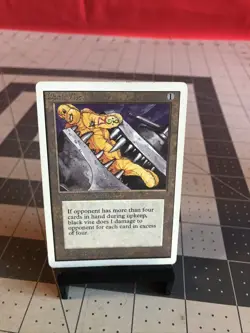 Vintage 1993 MTG Unlimited Edition Black Vise Card - Image 1