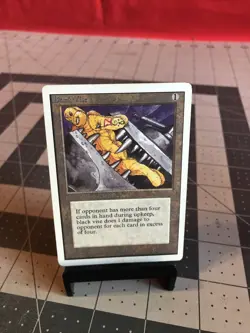 Vintage 1993 MTG Unlimited Edition Black Vise Card - Image 1