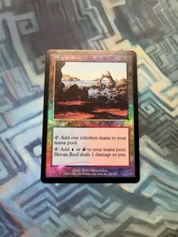 MTG Foil Shivan Reef LP-/MP+ Apocalypse ( Front Surface EX/LP+ & Back MP ) - Image 2