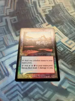 MTG Foil Shivan Reef LP-/MP+ Apocalypse ( Front Surface EX/LP+ & Back MP ) - Image 3