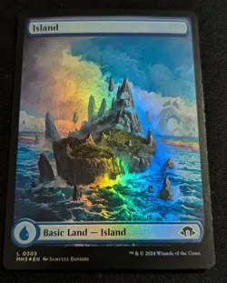 MTG - Island (305) FULL ART FOIL - Modern Horizons 3 - Pack Fresh!! - Image 1