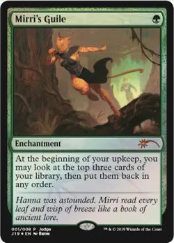 [1x] Mirri's Guile - Foil DCI Judge Promo Near Mint, English Foil Judge Promos M - Image 1