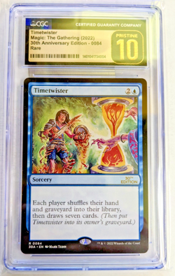 MTG 30th ANNIVERSARY Timetwister CGC PRISTINE GRADE 10 - Image 1