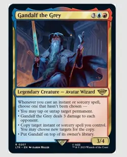 Gandalf the Grey Lord of the Rings 207 Non-foil NM - Image 1