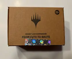 MTG Secret Lair Commander Deck: From Cute to Brute Limited Rare Brand New Sealed - Image 1