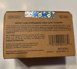 MTG Secret Lair Commander Deck: From Cute to Brute Limited Rare Brand New Sealed - Image 2