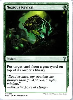 MAGIC TG: Mystery Booster 2 #70 Noxious Revival (White Border)- Uncommon.M2A - Image 1