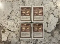 Mtg Ornithopter Revised x4 - Magic the Gathering Revised Ornithopter Played - Image 1