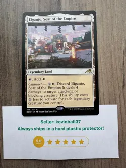 Eiganjo, Seat of the Empire 1x #268 Kamigawa Neon Dynasty Magic: The Gathering - Image 1