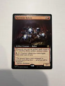 Magic The Gathering Ravenous Robots Artifact Creature TMNT Rare 0271 - Image 1