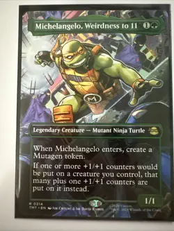 Michelangelo, Weirdness to 11 (Borderless) Teenage Mutant Ninja Turtles Regular - Image 1