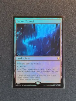 MTG Secret Tunnel - Foil - Avatar: the Last Airbender - TLA - NM+ - Image 1