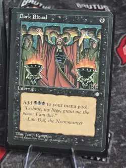 Playset 4x Dark Ritual LP [Ice Age] #1 Mtg Great Shape - Image 2