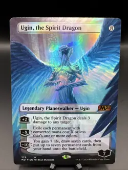 Ugin, the Spirit Dragon (Borderless) Core Set 2021 Foil - Image 1