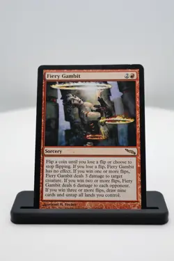 1x Fiery Gambit MP R Mirrodin (MRD) MTG Magic the Gathering - Image 1