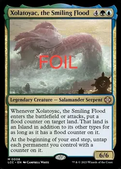 Xolatoyac, the Smiling Flood Commander: The Lost Caverns of Ixalan Foil - Image 1
