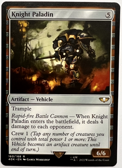 MTG Knight Paladin | Universes Beyond: Warhammer 40,000 Regular NM - Image 1