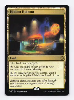 Hidden Hideout 0043 (R) MTG Commander Teenage Mutant Ninja Turtles (TMC) - Image 1