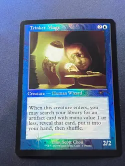 MTG Trinket Mage (Retro Frame) FOIL Promo 0001 Magic the Gathering - Image 1
