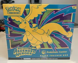 POKEMON TCG Ascended Heroes Pokemon Center ETB Factory Sealed Elite Trainer Box - Image 1