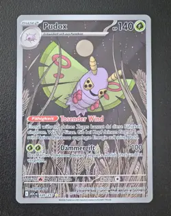 Pokemon Pudox 220/217 ASC Erhabene Helden Deutsch Near Mint NM Full Art Pokemon - Image 1