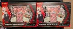 Team Rocket's Mewtwo Ex Box x2 - Pokemon TCG - Destined Rivals Boosters - Sealed - Image 1