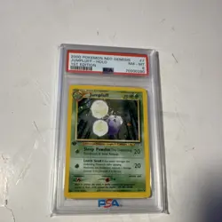 Pokemon Jumpluff Neo Genesis Holo Rare 1st Edition PSA 8 7/111 English Card - Image 1