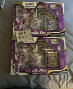 Lot Of 2 Pokemon Origin Forme Palkia Vstar Premium Collection Boxes - Image 1