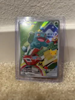 Pokemon Bulbasaur - 037 - First Partner Illustration Rare Promo NM - Image 1