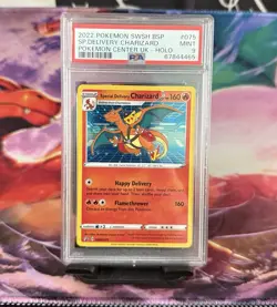 Pokemon Center TCG Special Delivery Charizard SWSH075 Rare Holo 2022 - Image 1
