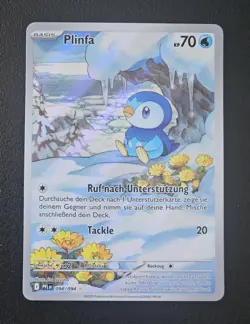 Pokemon Plinfa 098/094 Deutsch Fatale Flammen Near Mint Illustration Full Art #3 - Image 1