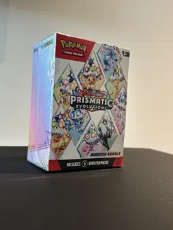 Pokemon Prismatic Evolutions Booster Bundle Box 6 Booster Packs TCG 2025 - Image 1
