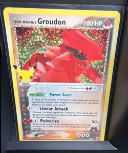 2021 Pokemon S&S Celebrations Team Magma's Groudon #9/95 Classic Collection - Image 1