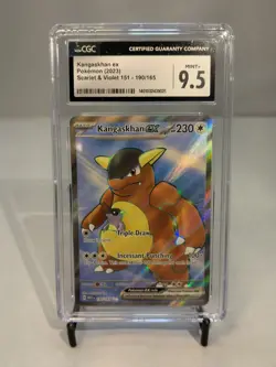 Pokemon Scarlet & Violet 151 Kangaskhan ex Holo 190/165 Sv CGC 9.5 Ultra Rare - Image 1