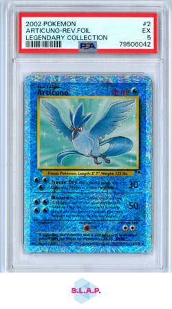 ARTICUNO-REV.FOIL LEGENDARY COLLECTION POKEMON LEGENDARY COLLECTION 2002 2 PSA 5 - Image 1