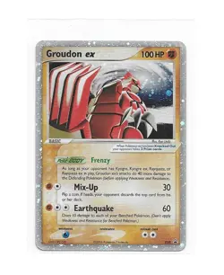 2006 Pokemon Groudon ex Black Star Promo #038 Holo Rare - Image 1