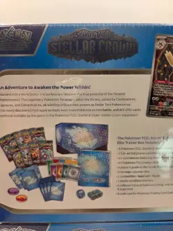Pokemon Stellar Crown ETB Sealed Scarlet & Violet SV07 - Image 5