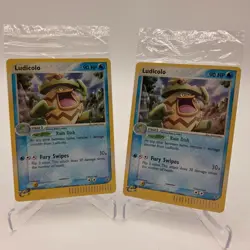 2x Ludicolo #020 Sealed Holo Black Star Promo, 2004 Pokemon - Image 1