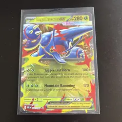 Pokemon - Mega Heracross EX 004/094 Double Rare, ME: Phantasmal Flames, Holo, NM - Image 1