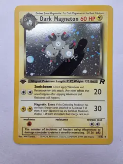 Pokemon Dark Magneton Team Rocket 11 Holo 1st Edition Holo Rare Near Mint Wotc - Image 1
