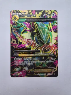 Pokemon TCG M Rayquaza EX Roaring Skies Ultra Holo 105 Full Art Near Mint - Image 1