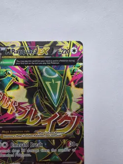 Pokemon TCG M Rayquaza EX Roaring Skies Ultra Holo 105 Full Art Near Mint - Image 3