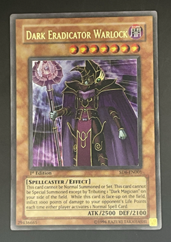 Dark Eradicator Warlock SD6-EN001 1st Edition - Image 1