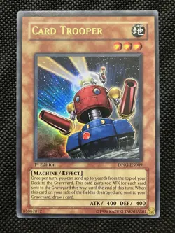 Card Trooper DP03-EN009 Ultra Rare 1st Edition Lightly Played English Yu-Gi-Oh! - Image 1