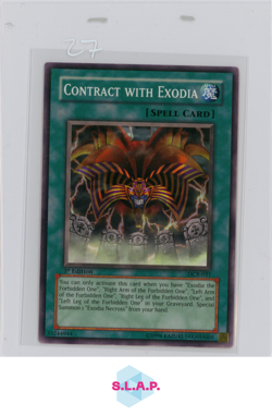 CONTRACT WITH EXODIA YU-GI-OH! DCR-031 2003 1ST EDITION DARK CRISIS ENGLISH - Image 1