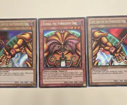 Exodia Full Set LCYW-EN302-06 1st Edition (Secret Rare) MP Yugioh - Image 3