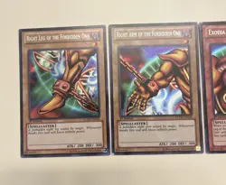 Exodia Full Set LCYW-EN302-06 1st Edition (Secret Rare) MP Yugioh - Image 4