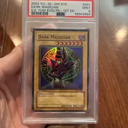 YuGiOh 2004 Dark Magician SYE-001 1st Edition PSA 9 MINT FRESHLY GRADED - Image 1