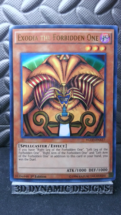 | Yugioh Exodia the Forbidden One YGLD-ENA17 1st Edition Ultra Rare LP 🔥 | - Image 1