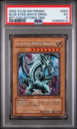 Yugioh - Blue-Eyes White Dragon Limited Edition BPT-003 PSA 5 [NEW CERT] - Image 1